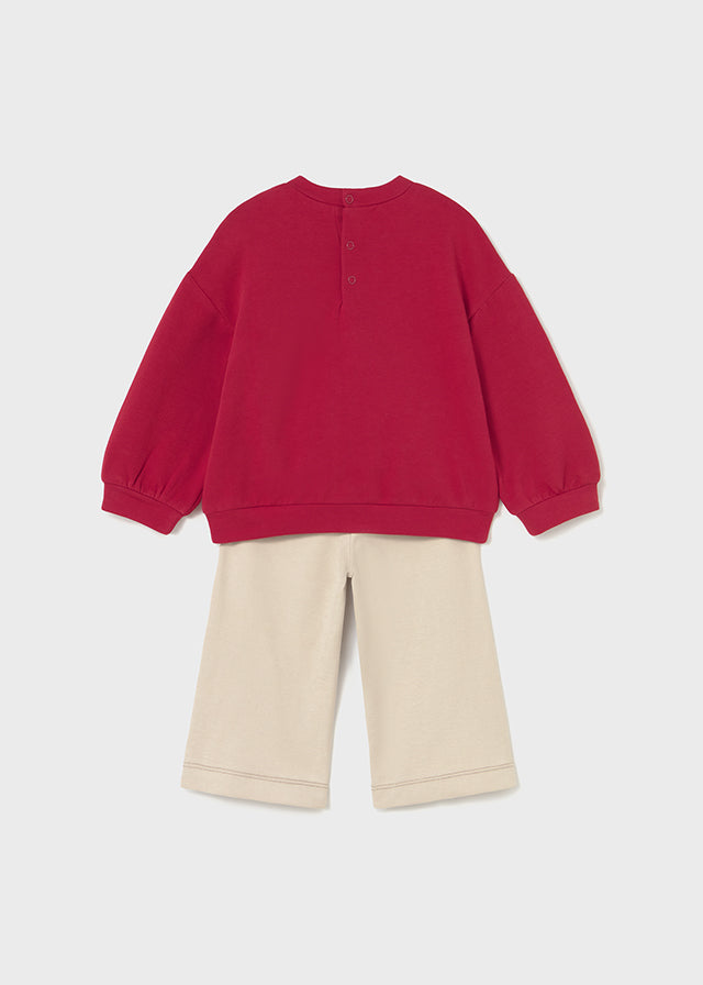 Mayoral Conjunto de calças e camisola bebé