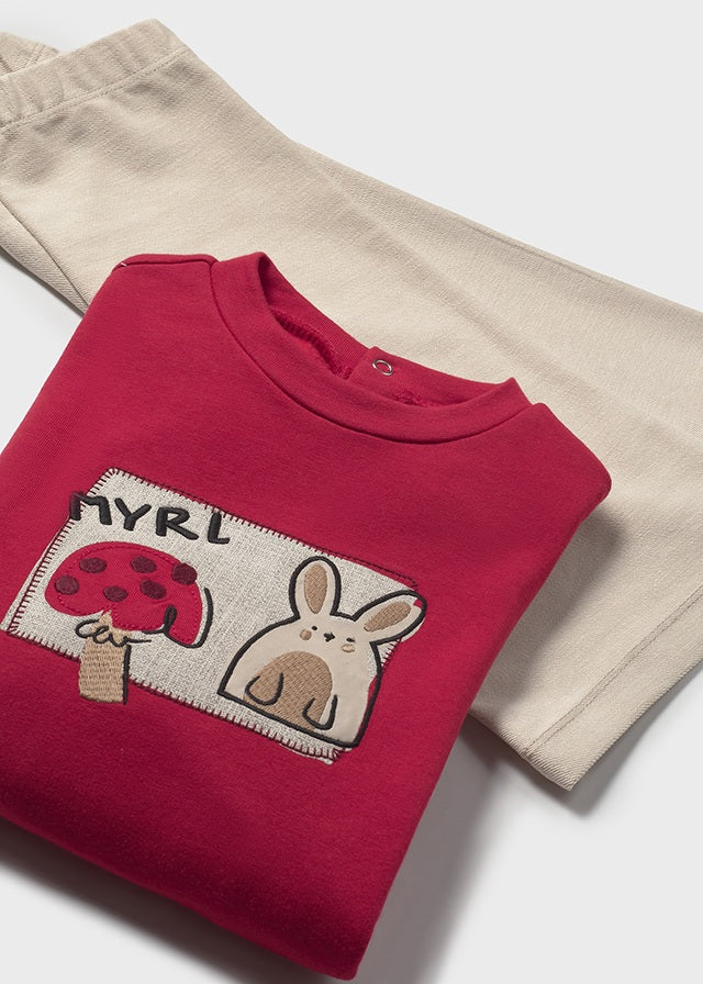 Mayoral Conjunto de calças e camisola bebé