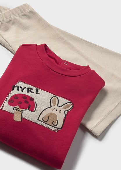 Mayoral Conjunto de calças e camisola bebé