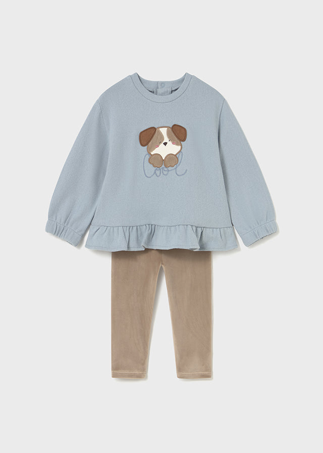 Mayoral Conjunto leggings e sweat bebé