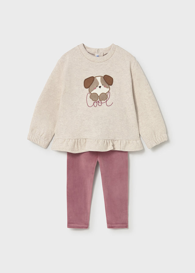 Mayoral Conjunto leggings e sweat bebé