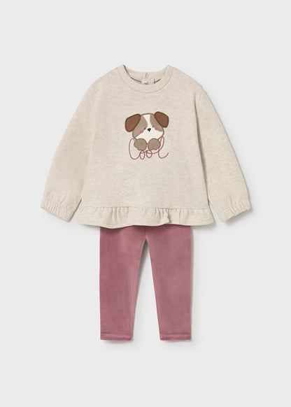 Mayoral Conjunto leggings e sweat bebé
