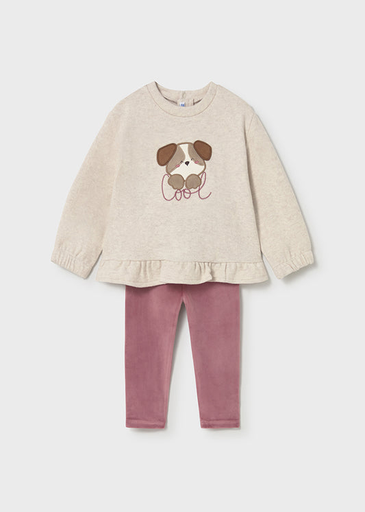 Mayoral Conjunto leggings e sweat bebé