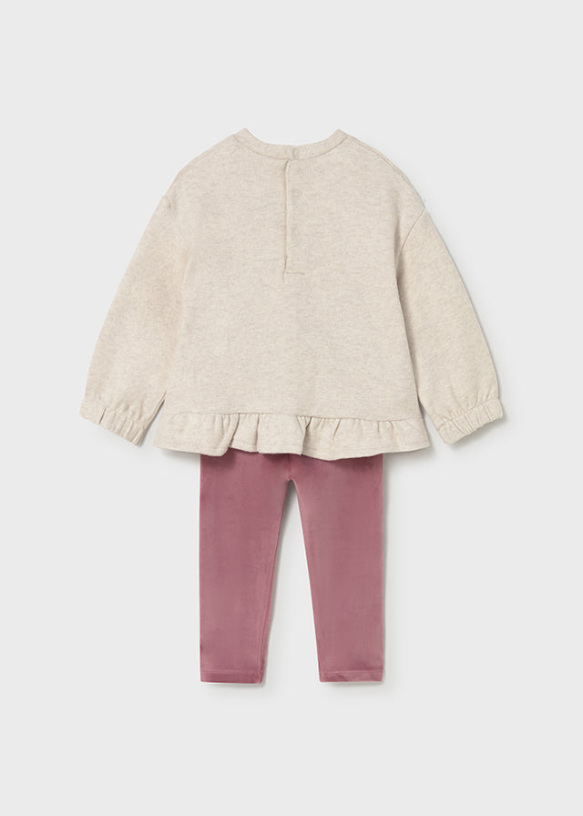 Mayoral Conjunto leggings e sweat bebé