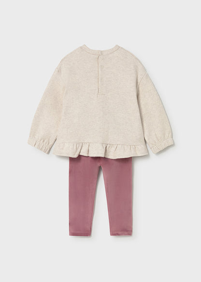 Mayoral Conjunto leggings e sweat bebé