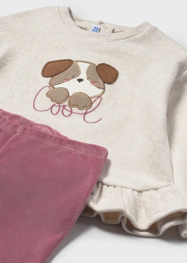 Mayoral Conjunto leggings e sweat bebé