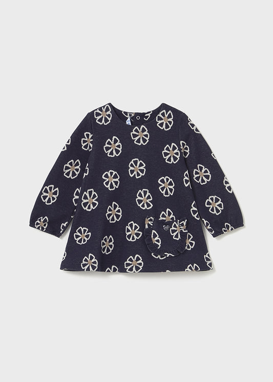 Mayoral Vestido jacquard bebé