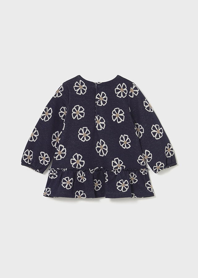 Mayoral Vestido jacquard bebé