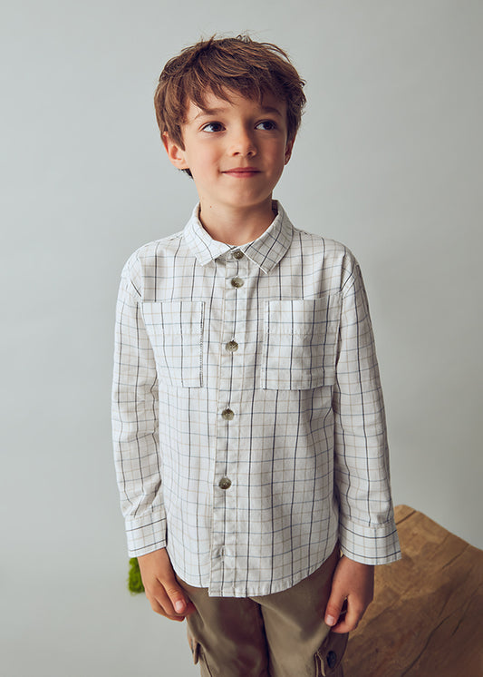 Mayoral Camisa quadrados menino