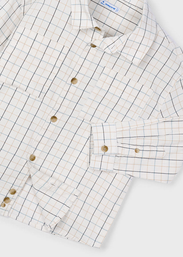 Mayoral Camisa quadrados menino