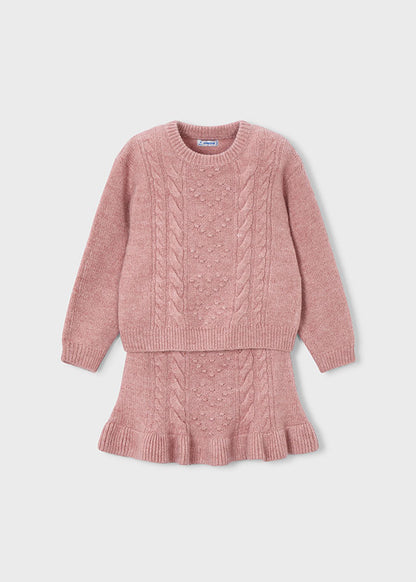 Mayoral Conjunto saia e camisola oitos menina