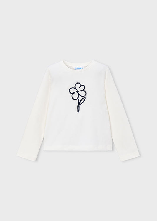 Mayoral Camisola básica flor menina