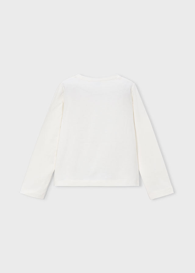 Mayoral Camisola básica flor menina