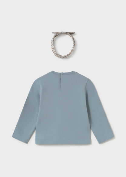 Mayoral Camisola com fita cabelo bebé