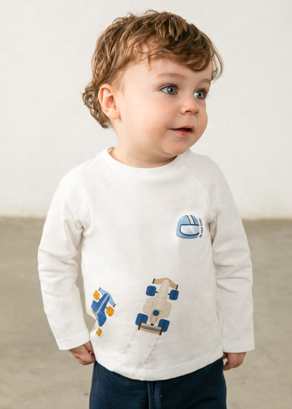 Mayoral Camisola carros bebé