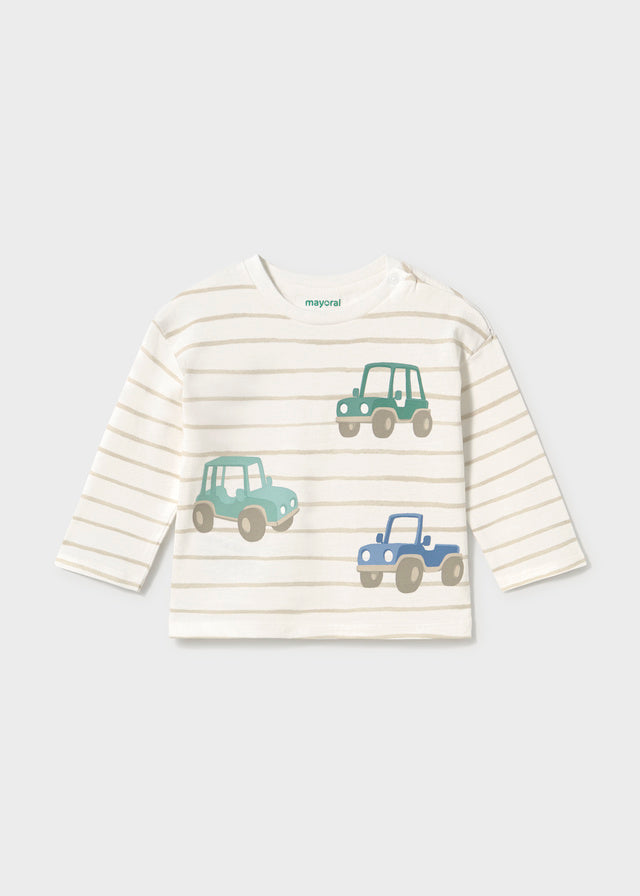 Mayoral Camisola riscas carro bebé