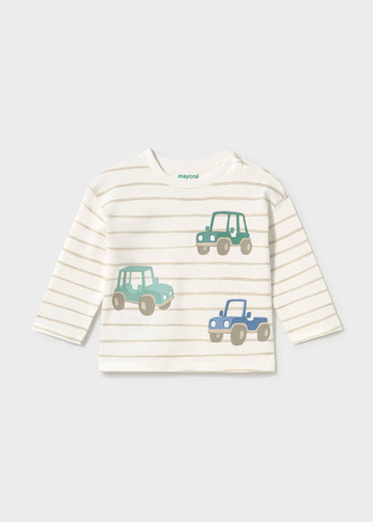 Mayoral Camisola riscas carro bebé