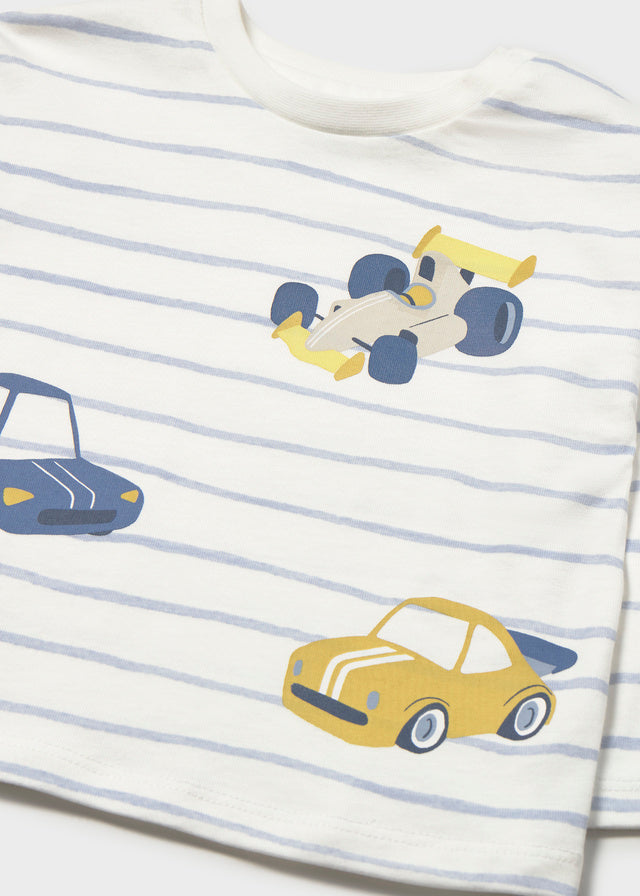 Mayoral Camisola riscas carro bebé