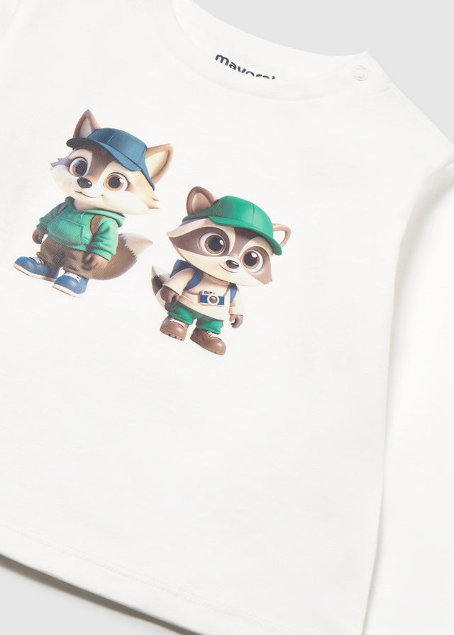 Mayoral Camisola serigrafia bebé Camisola serigrafia bebé