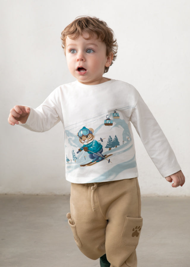Mayoral Camisola tigre esqui bebé