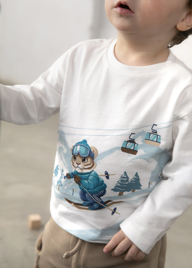 Mayoral Camisola tigre esqui bebé