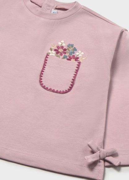 Mayoral Camisola laços bebé