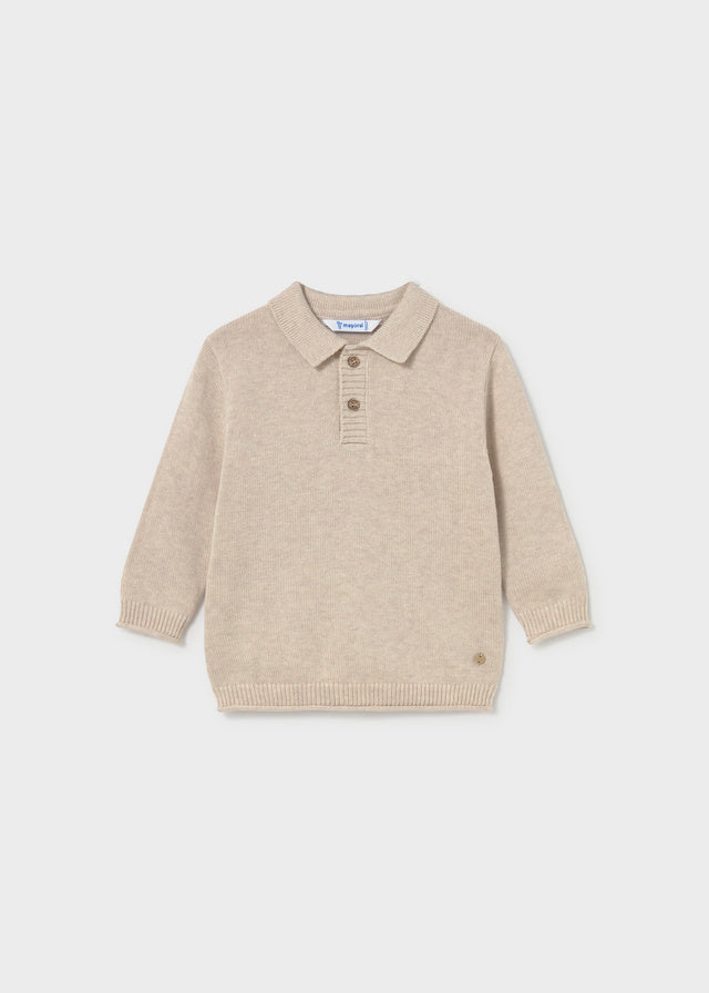 Mayoral Camisola gola polo bebé