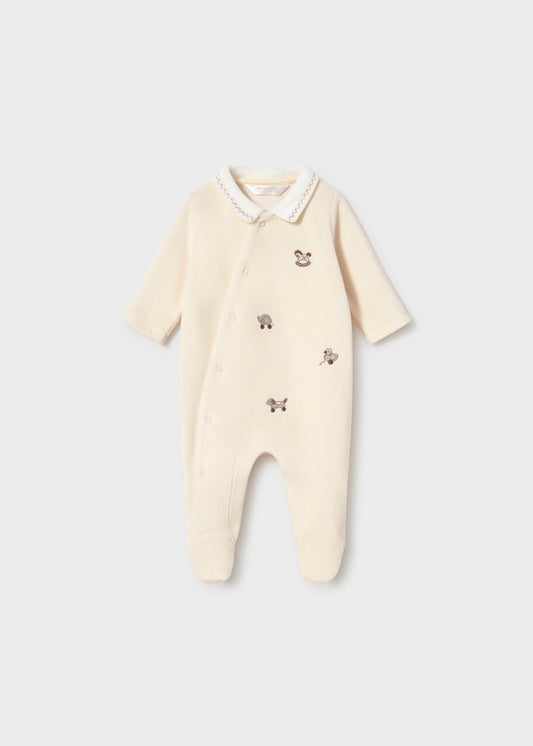 Mayoral Pijama bordados recém nascido