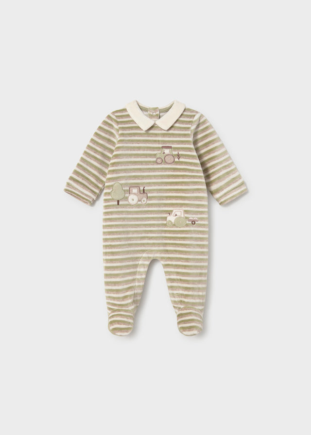 Mayoral  Pijama aveludado recém nascido