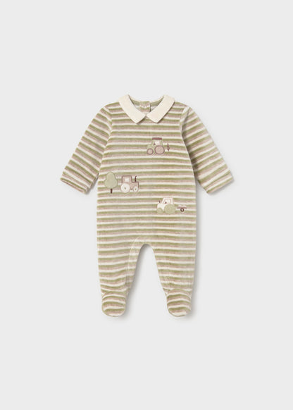 Mayoral  Pijama aveludado recém nascido