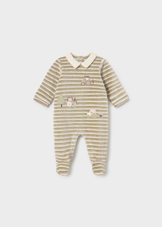 Mayoral  Pijama aveludado recém nascido