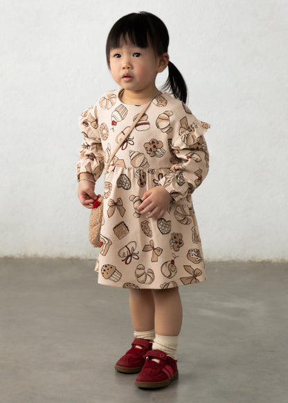 Mayoral Vestido estampado com bolsa bebé