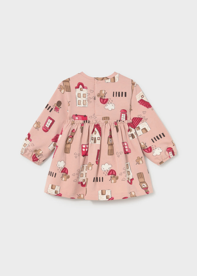 Mayoral Vestido laço estampado bebé