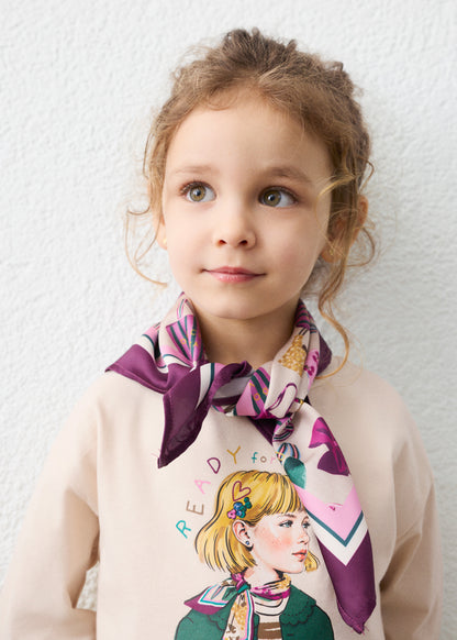 Mayoral Camisola com lenço menina