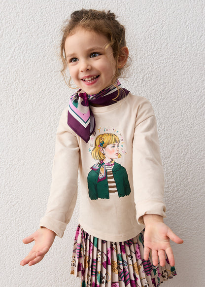Mayoral Camisola com lenço menina