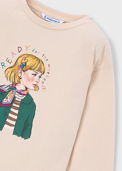 Mayoral Camisola com lenço menina