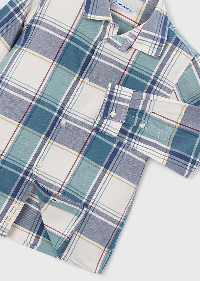 Mayoral Camisa quadrados menino