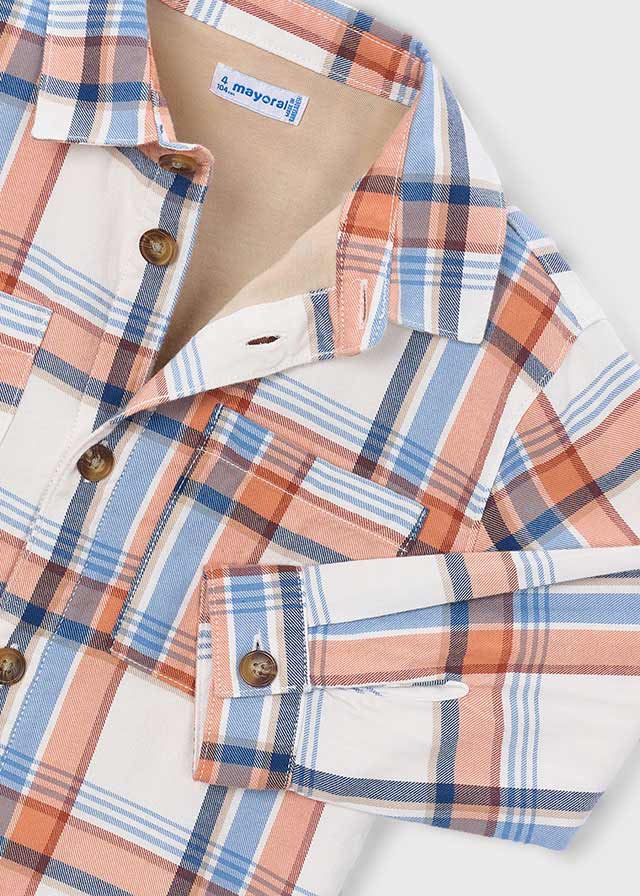 Mayoral Sobre camisa quadrados menino