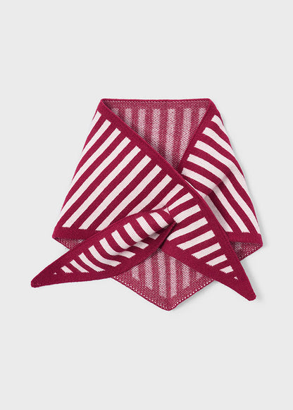 Mayoral Camisola com lenço riscas menina