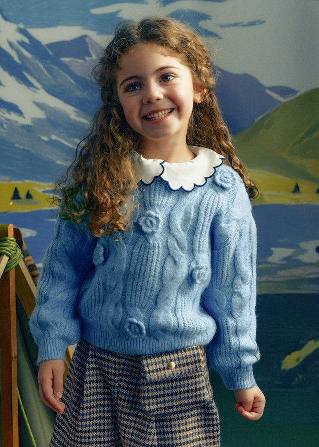 Mayoral Camisola aplique flor menina