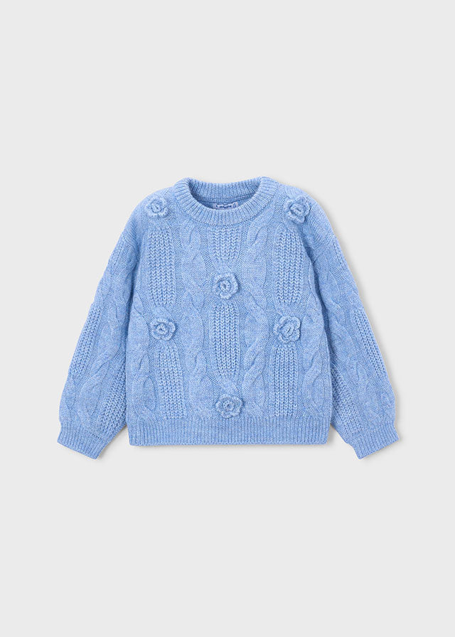 Mayoral Camisola aplique flor menina