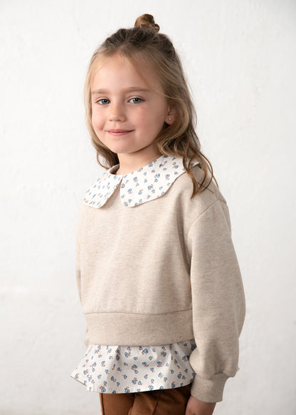 Mayoral Conjunto leggings efeito camurça e blusa menina