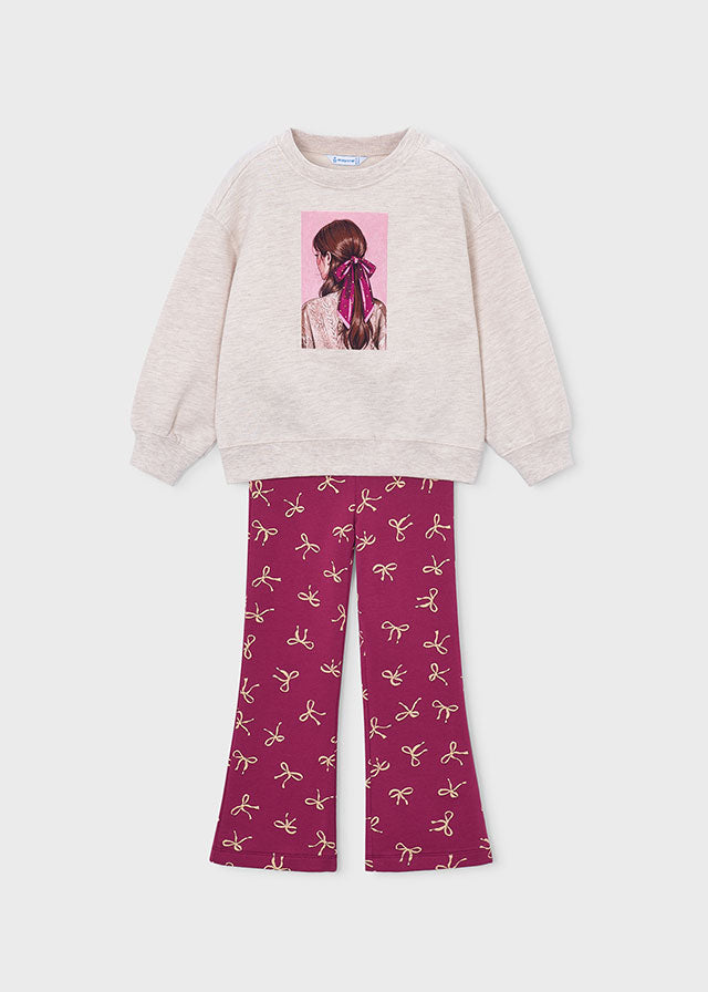 Mayoral Conjunto leggings e sweat menina