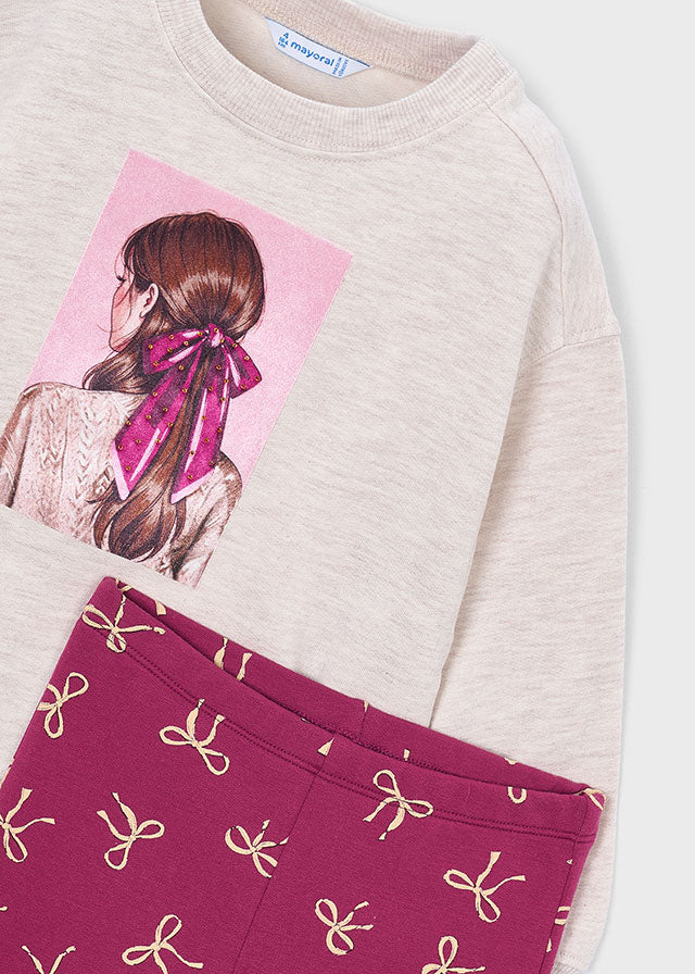 Mayoral Conjunto leggings e sweat menina