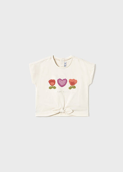 Mayoral T-shirt aplicação croché bebé