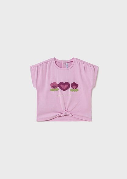 Mayoral T-shirt aplicação croché bebé