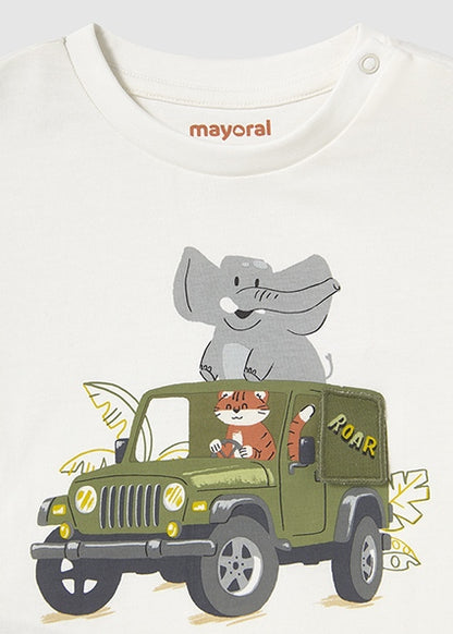 Mayoral T-shirt safari bebé
