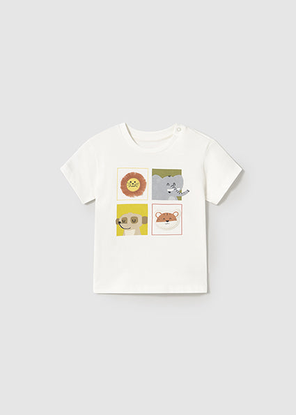 Mayoral T-shirt animais bebé