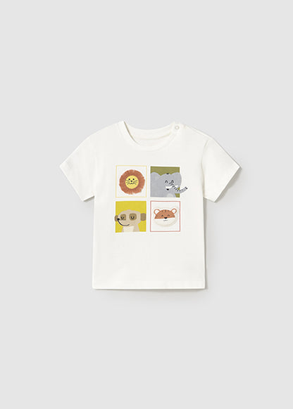 Mayoral T-shirt animais bebé