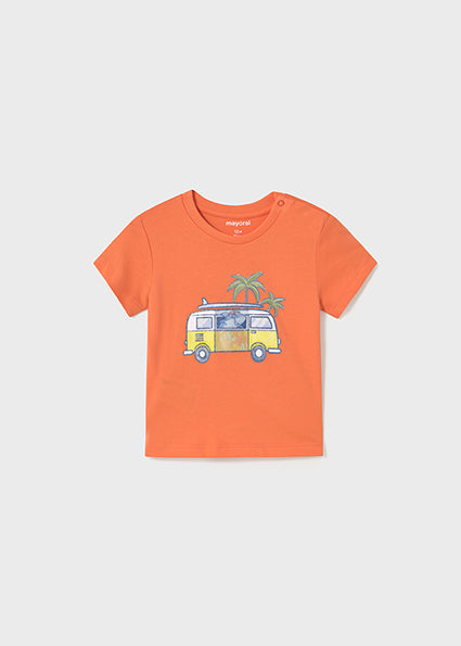 Mayoral T-shirt interativa furgão bebé